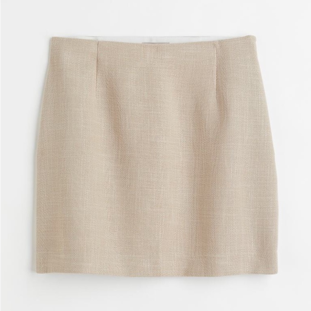 H&M Tan Mini Skirt